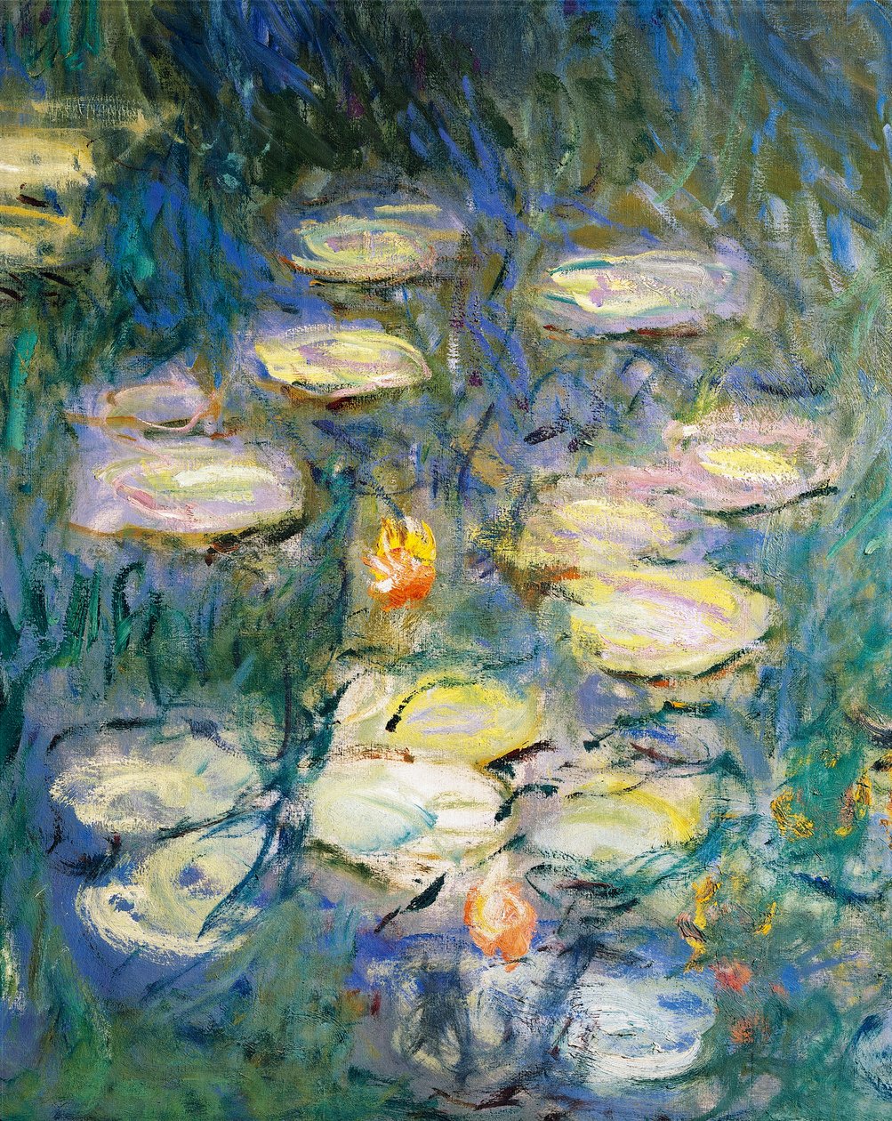 Nilüferler, Claude Monet, detay by Claude Monet