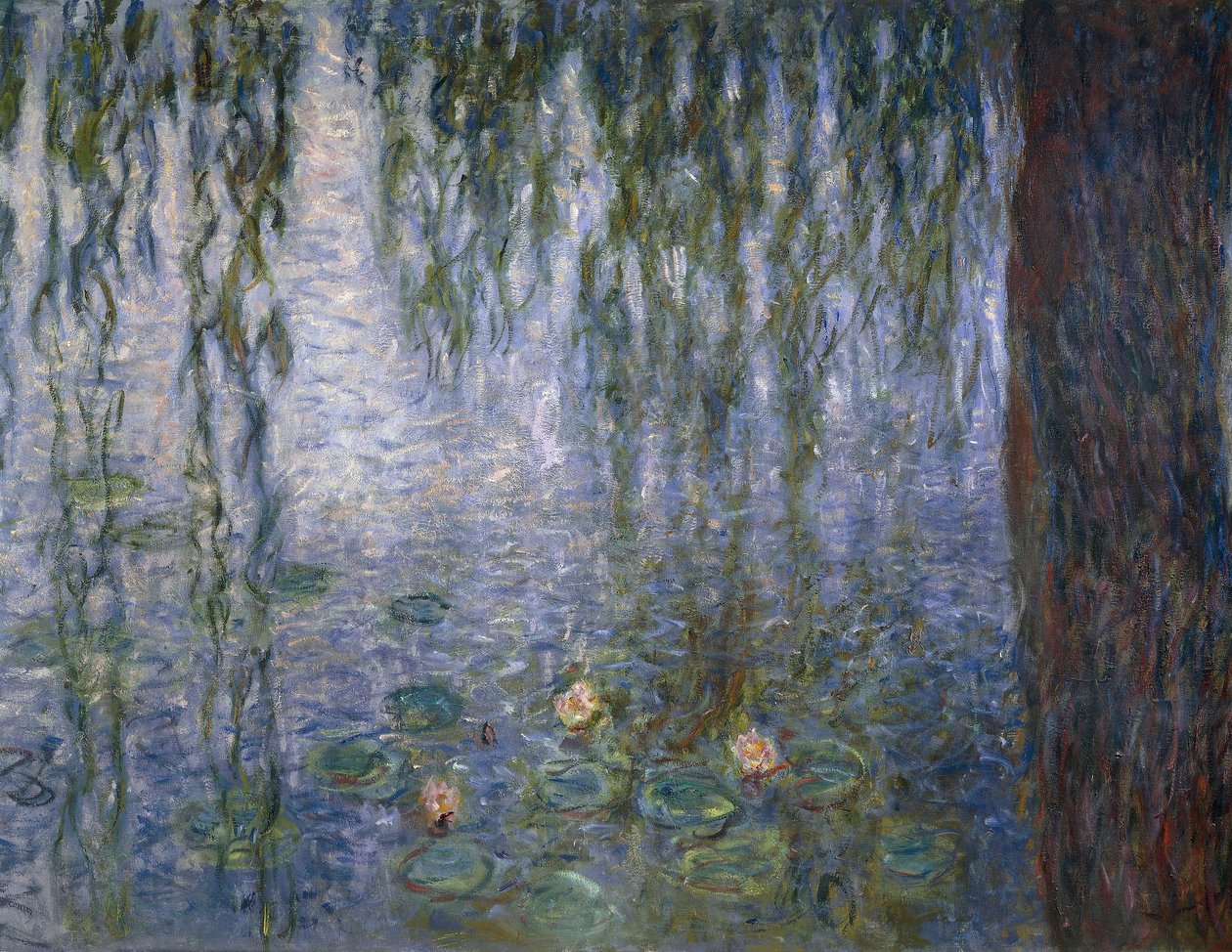 Nilüferler, Claude Monet, detay by Claude Monet