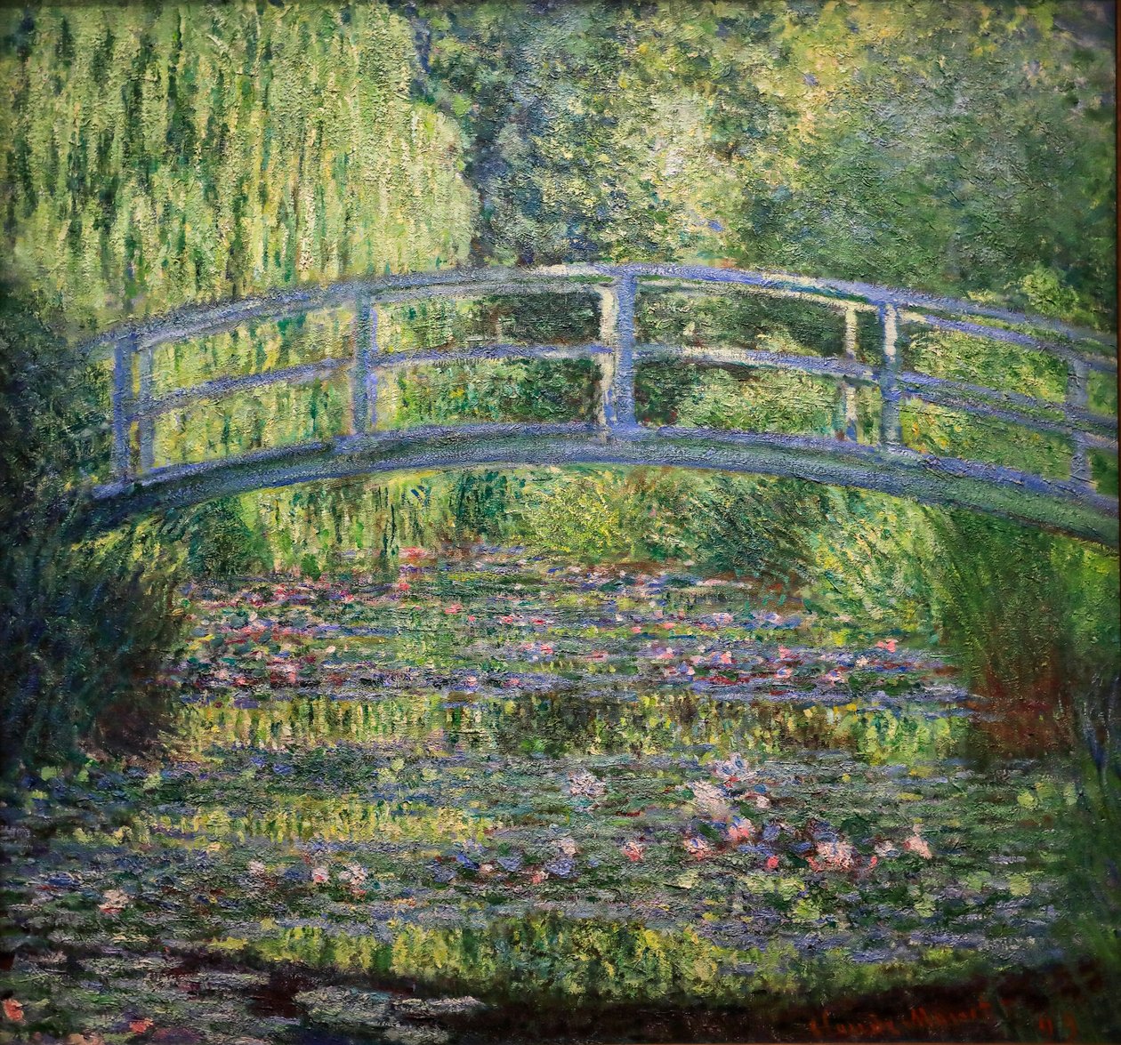 Nilüfer Göleti, Yeşil Uyum by Claude Monet