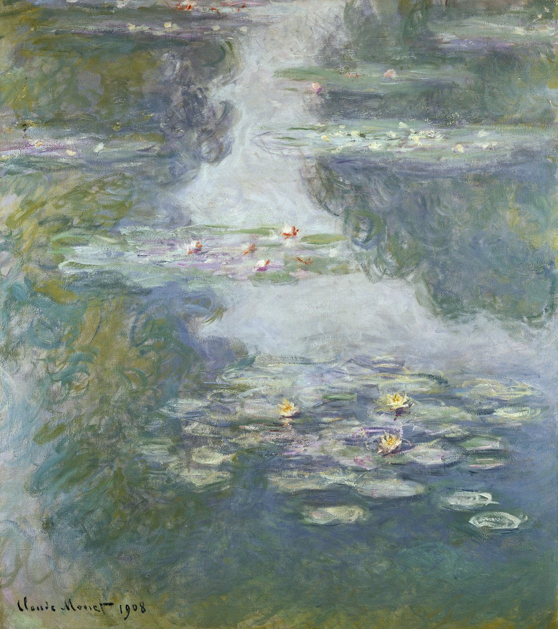 Nilüferler, Nympheas, 1908 by Claude Monet