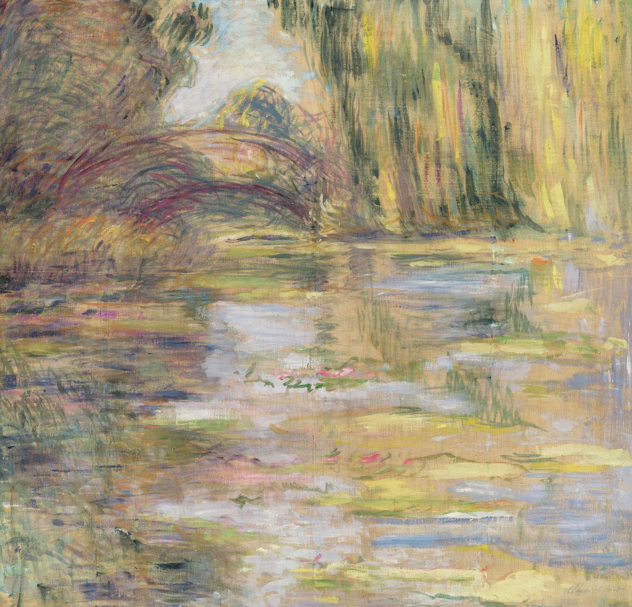 Nilüfer Göleti: Köprü by Claude Monet