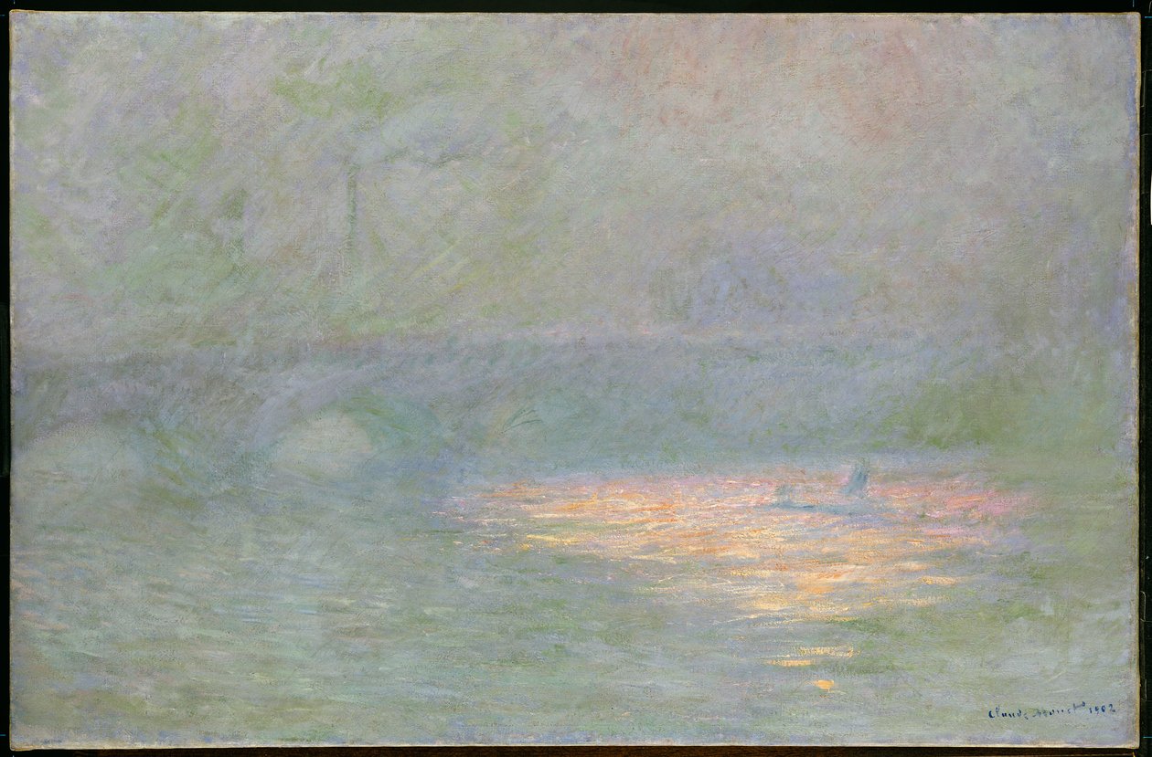 Waterloo Köprüsü by Claude Monet