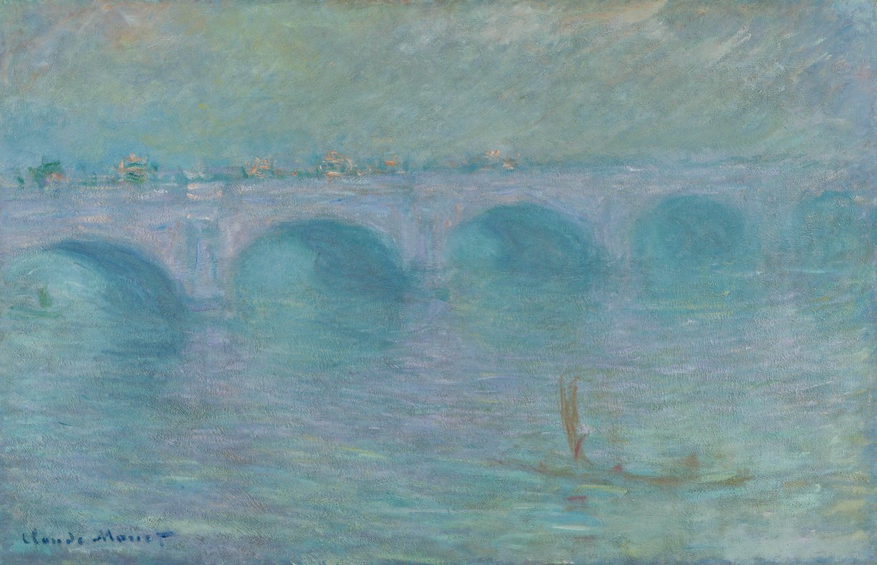 Sisteki Waterloo Köprüsü, 1903 by Claude Monet