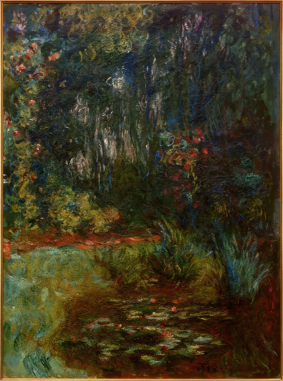 Nilüfer havuzunun köşesi, 1918 by Claude Monet