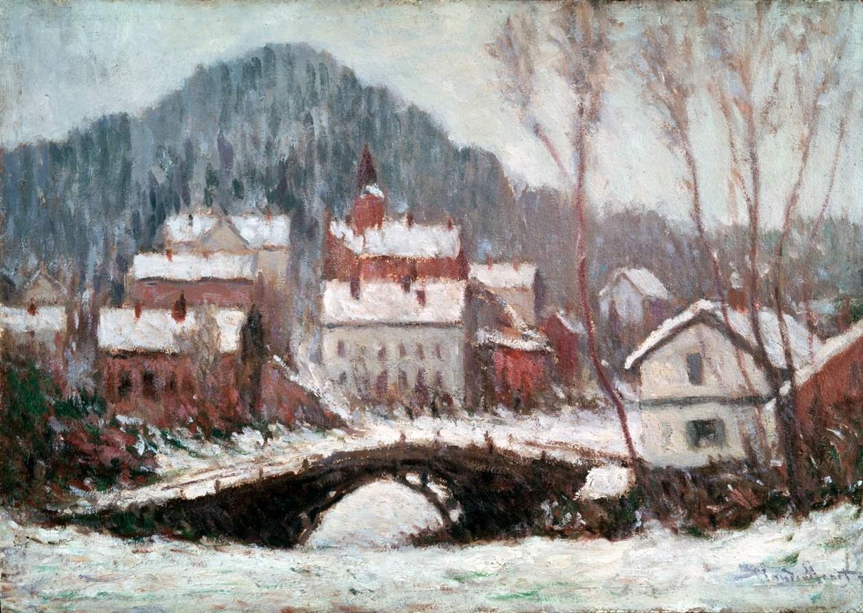 Kış Manzarası, 1895. by Claude Monet