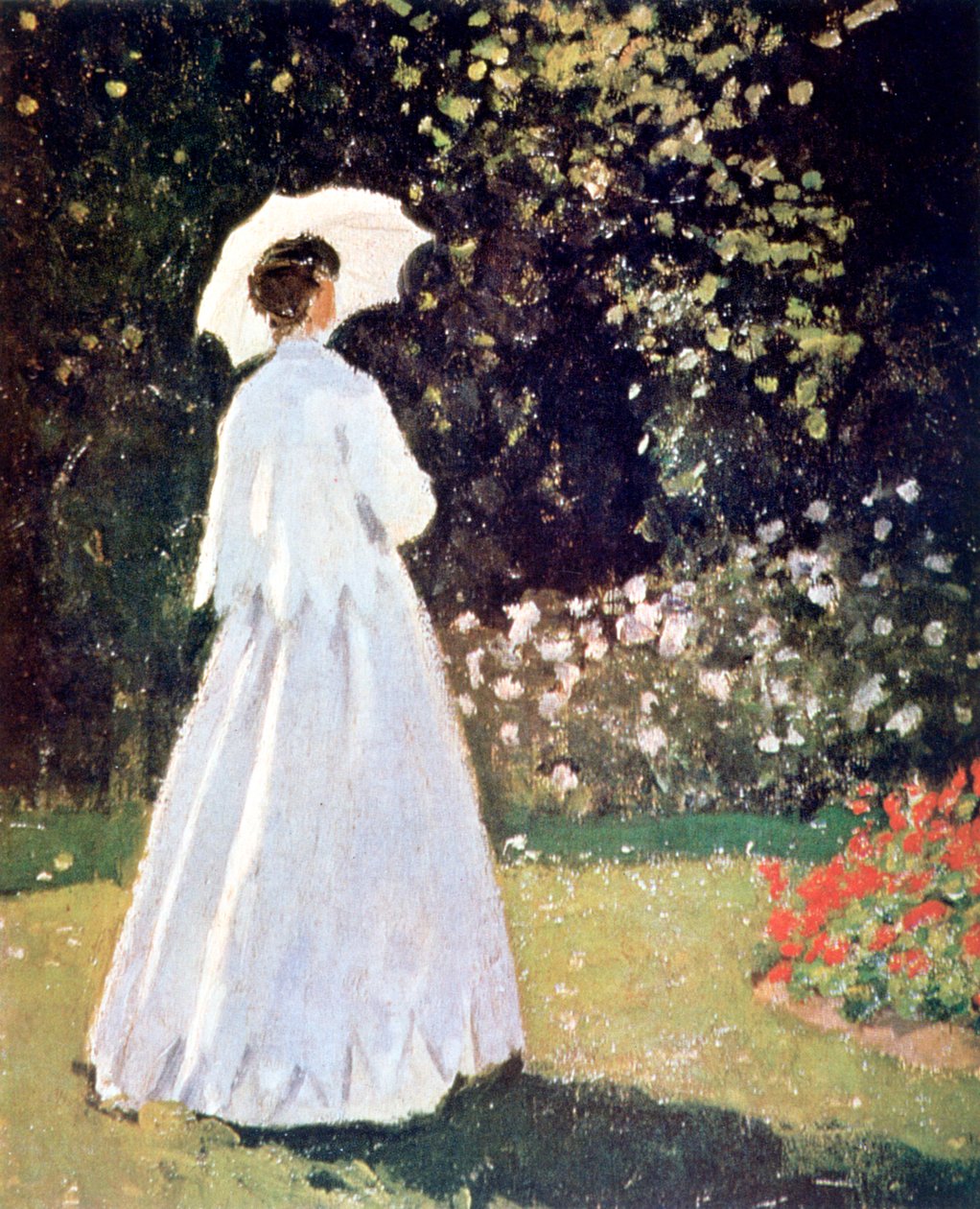 Bahçedeki Kadın, Sainte Adresse, detay, 1867 by Claude Monet