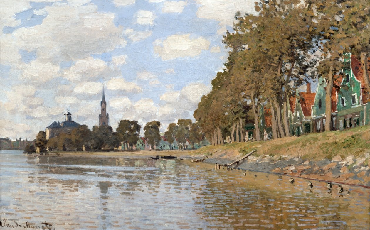 Zaandam, 1871 by Claude Monet