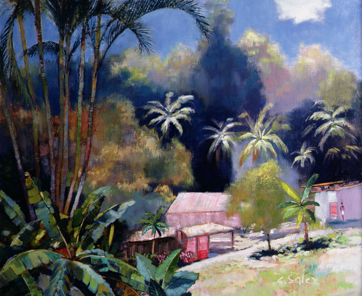 Tropikal Orman, Martinik by Claude Salez