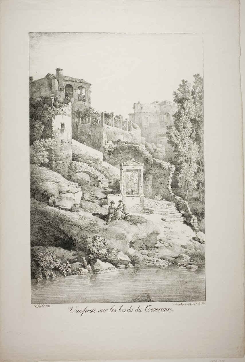 Teverone Kıyılarından Görünüm by Claude Thienon