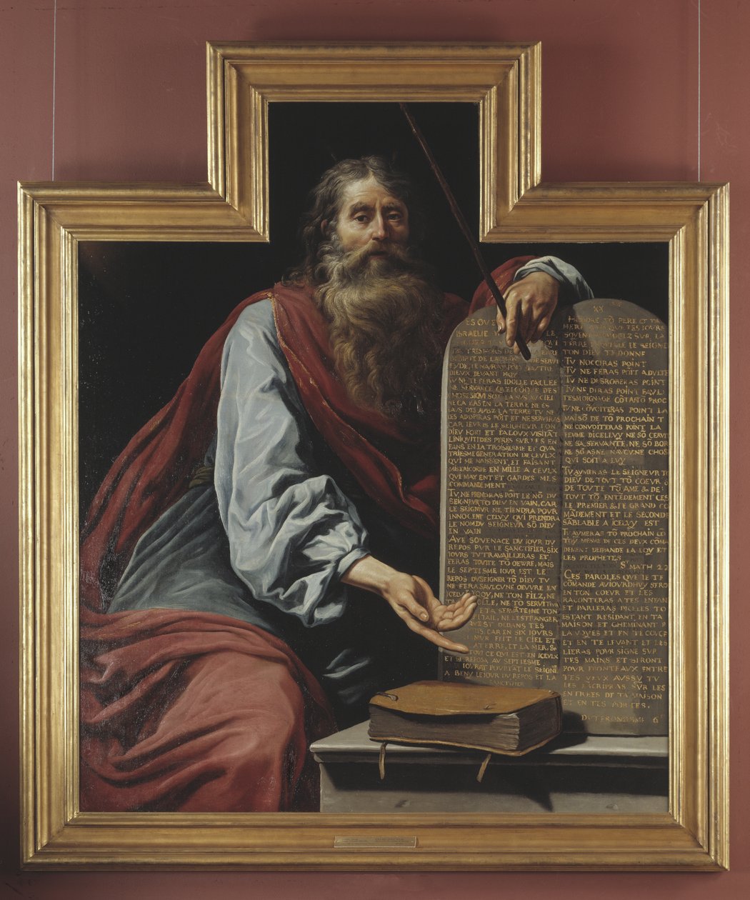 Musa, Yasa Levhalarıyla by Claude Vignon
