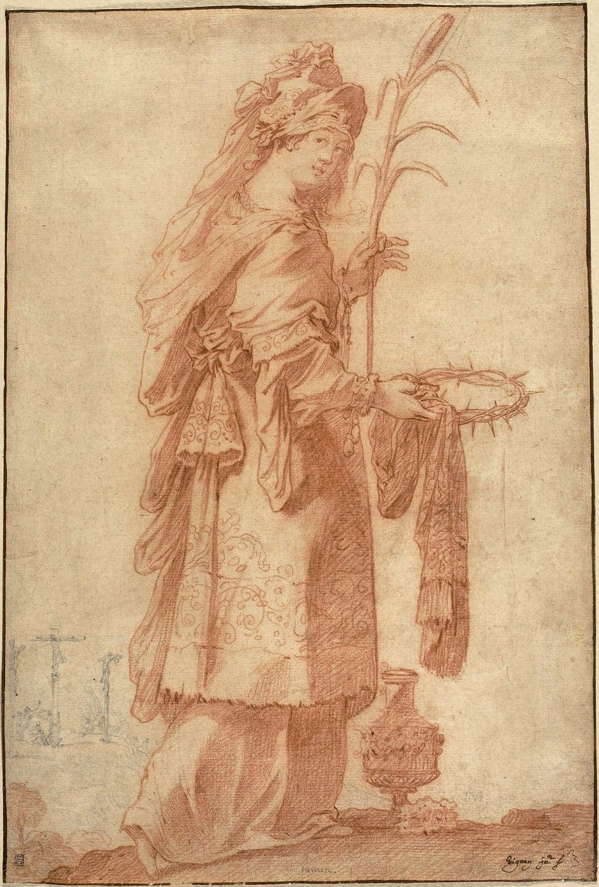 Samian Sibyl, c.1630 by Claude Vignon