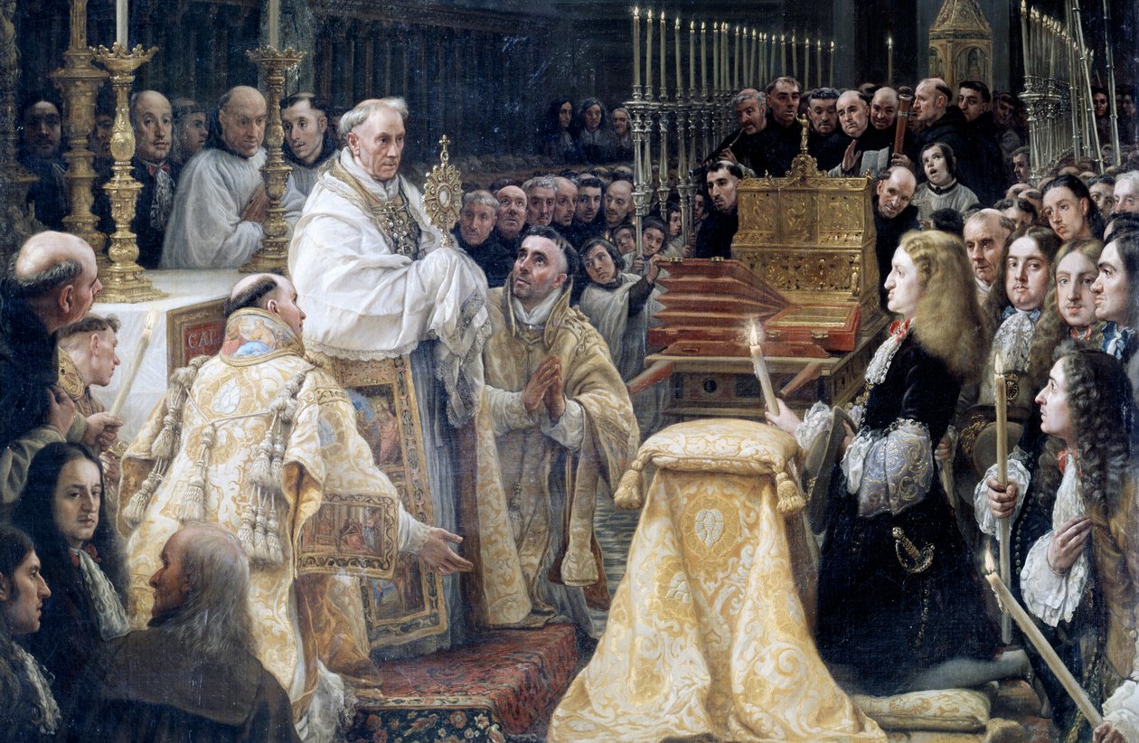 İspanya Kralı II. Charles, Kutsal Efkaristiya