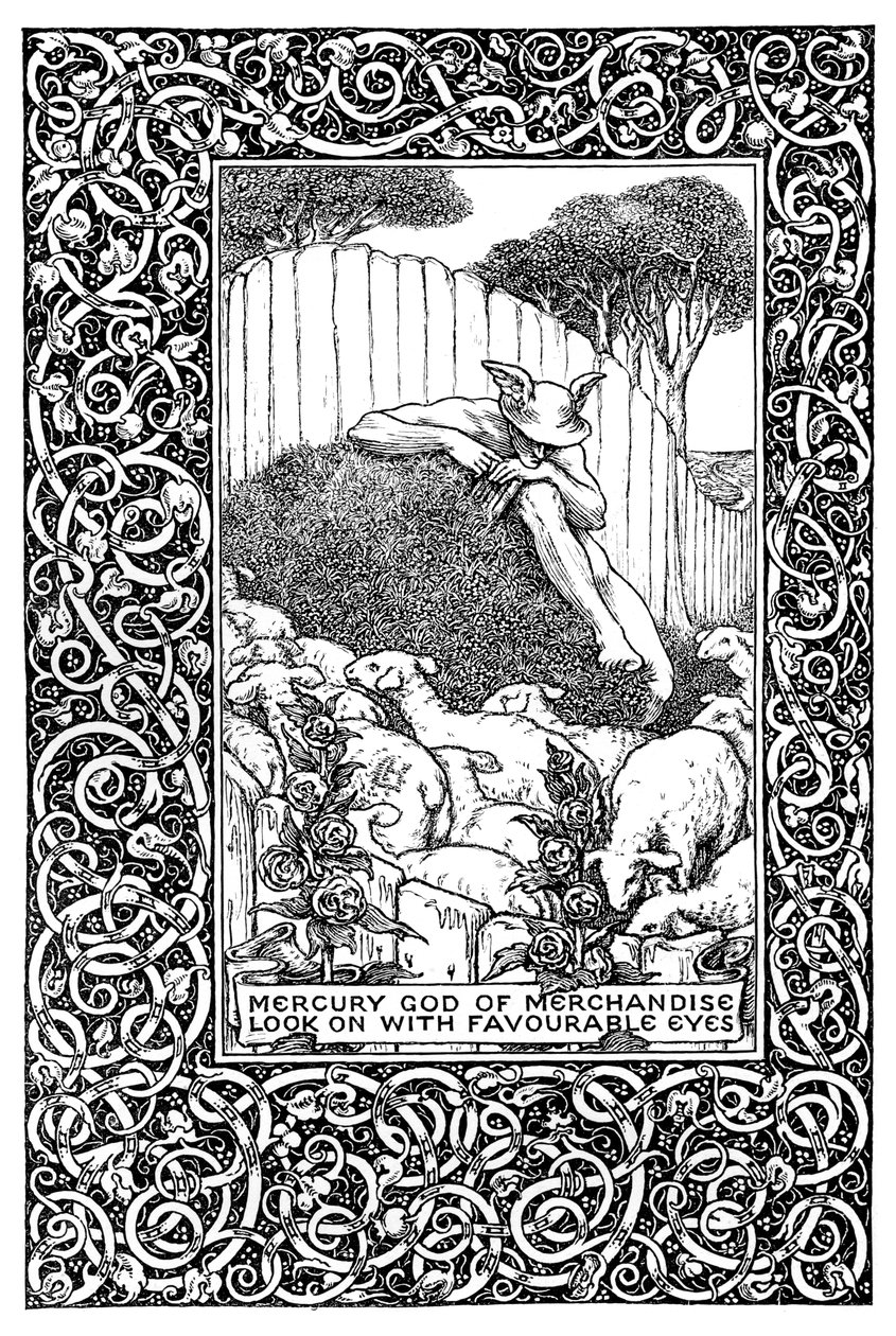 The Field of Clover, 1899. by Clemence Housman
