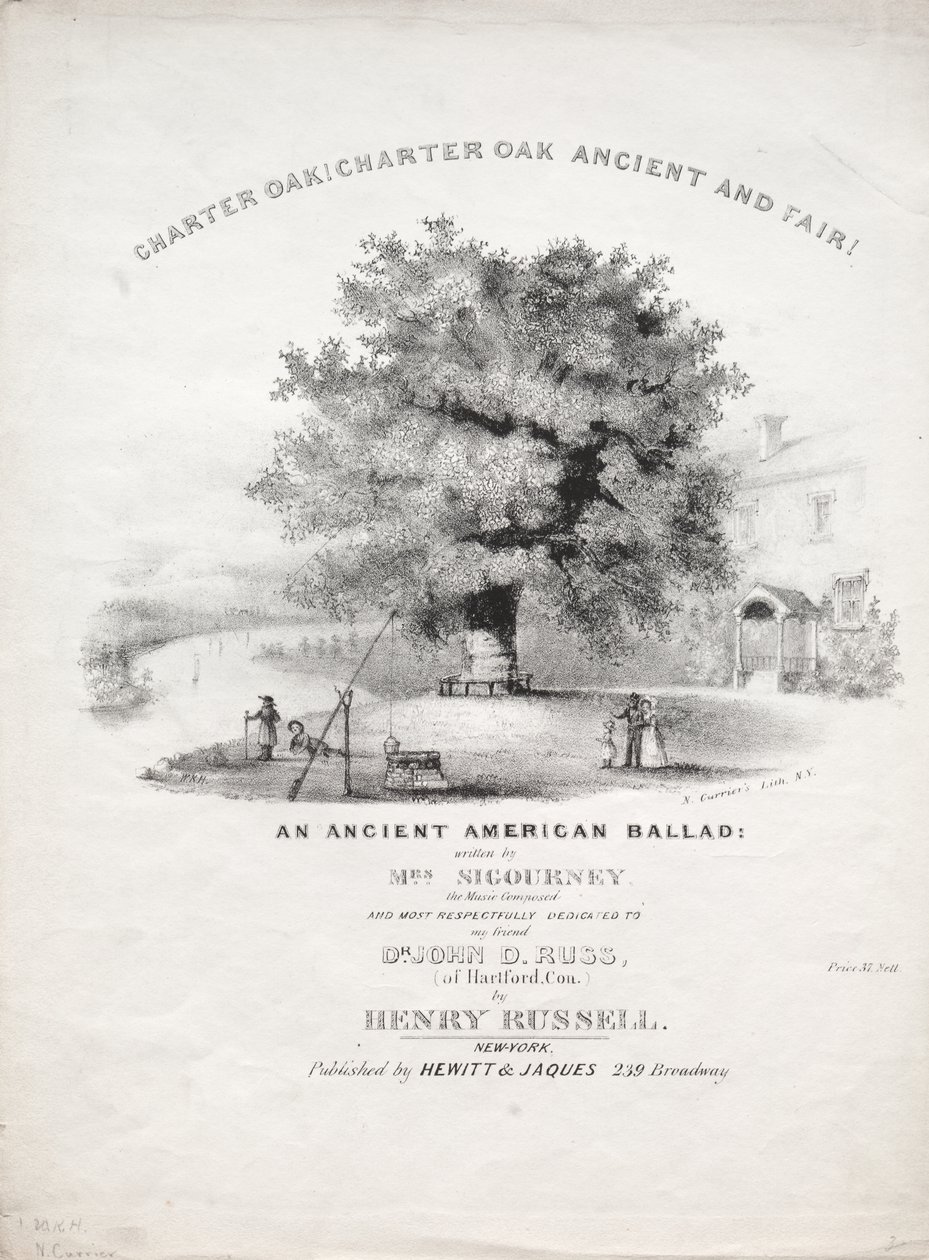 Charter Meşe! Charter Oak Antik ve Adil! by Clement de Jonghe