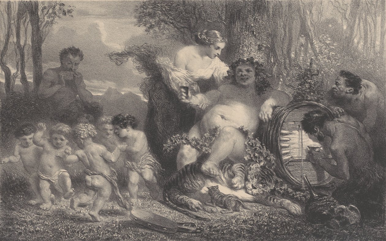 Zehirlenme, 1858. by Célestin Nanteuil