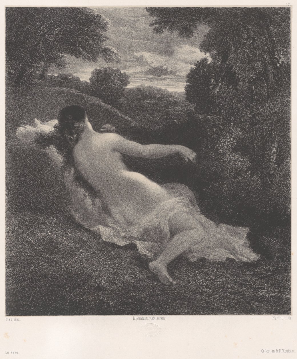 Rüya, yaklaşık 1849-62., yaklaşık 1849-62. by Célestin Nanteuil