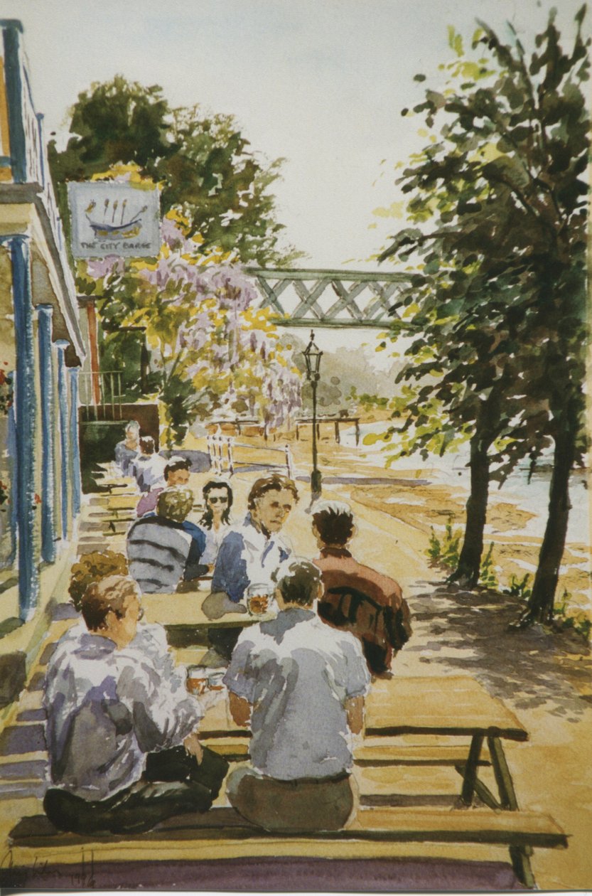 The City Barge, Haziran by Clive Wilson