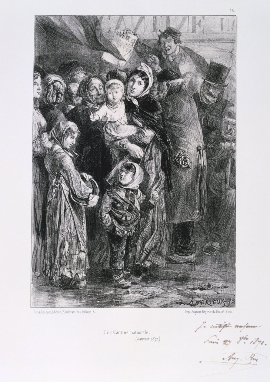 1870-1871 Fransa-Prusya Savaşı. Paris Kuşatması 19 Eylül 1870-28 Ocak 1871. Paris