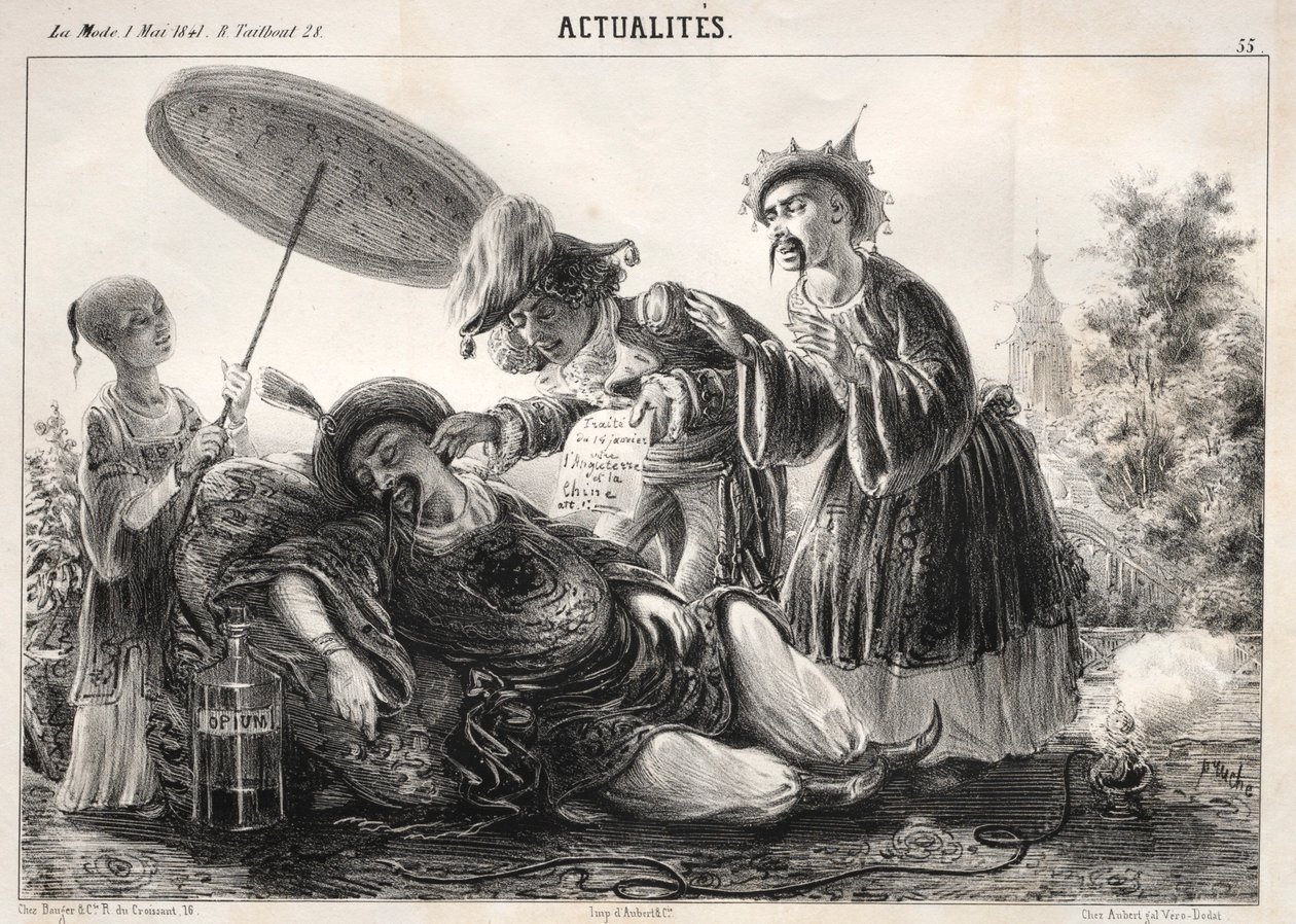 Haberler: -- Öyle deyin! Yani söyle! göksel İmparator....., 1841. by Clémente Pruche