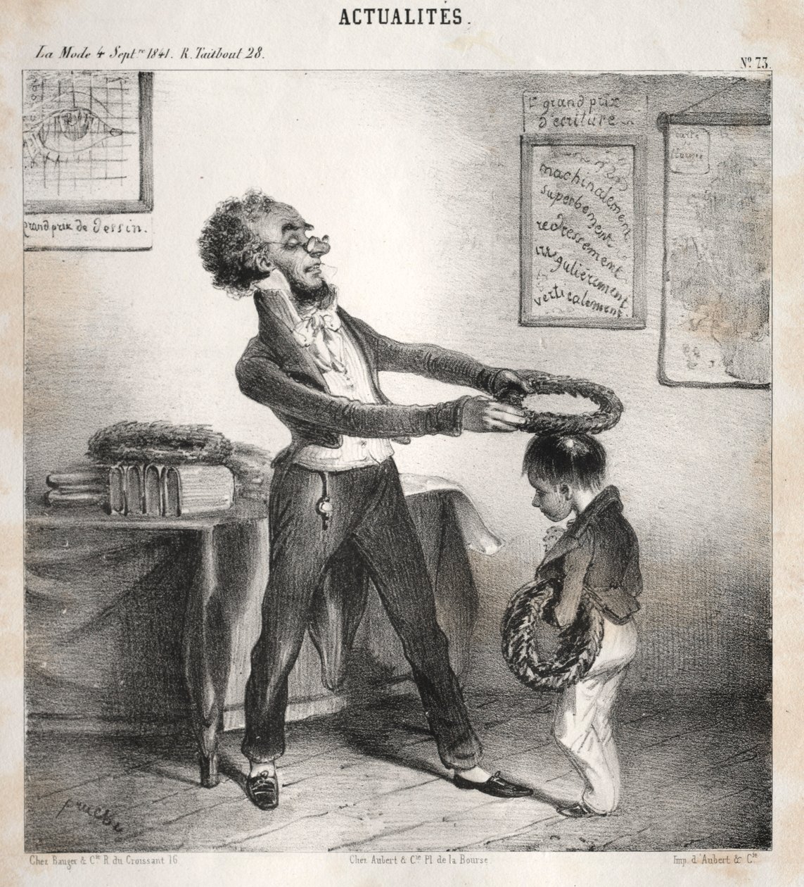 Gerçekler: Ödül dağıtımları, 1841. by Clémente Pruche