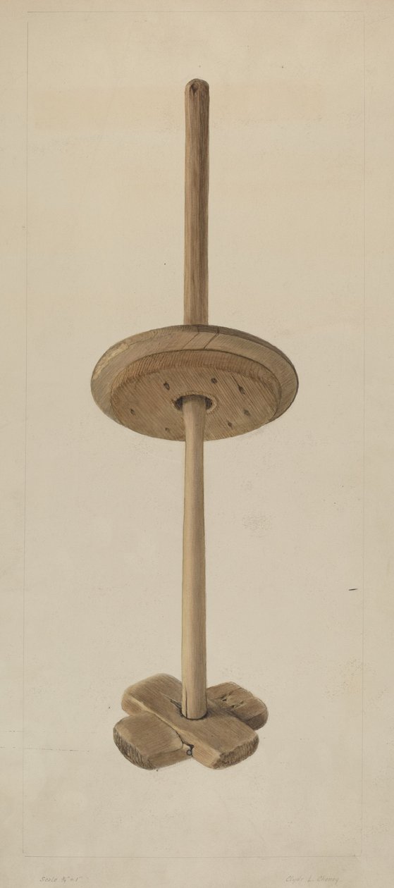 Tereyağı Churn için Dasher by Clyde L. Cheney