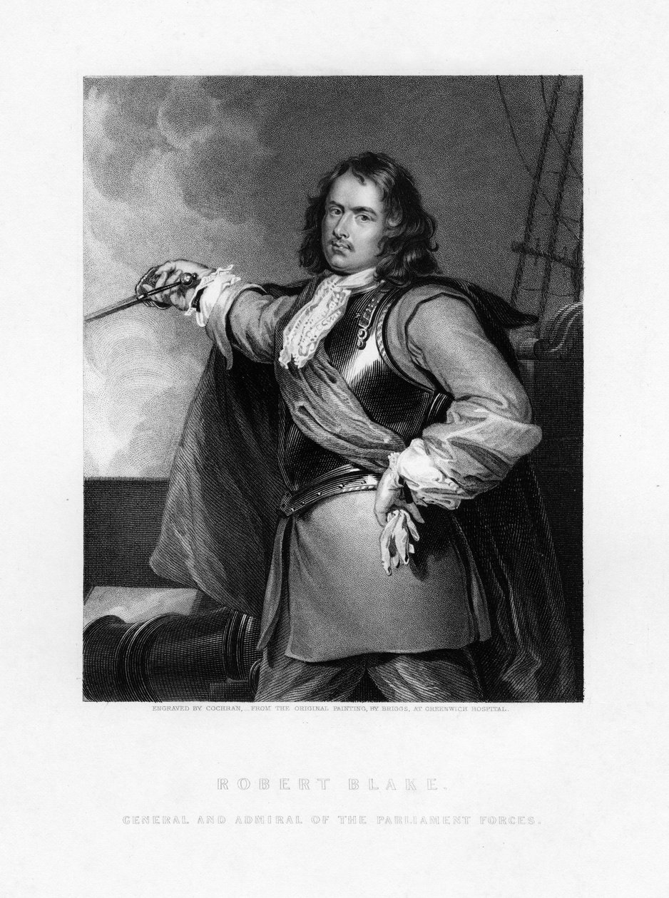 Robert Blake, İngiliz amiral, 1836 by Cochran