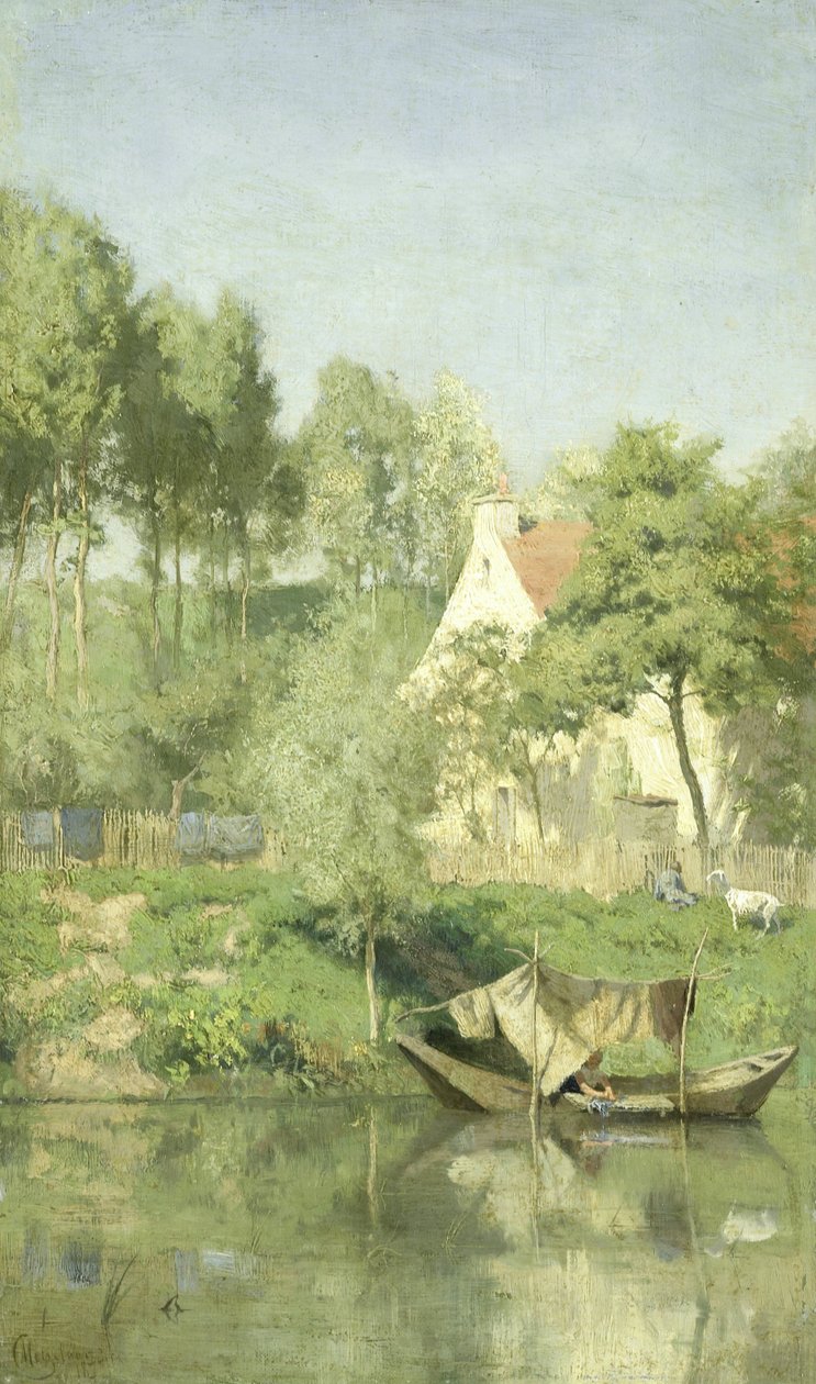 Oise üzerinde by Coen Metzelaar