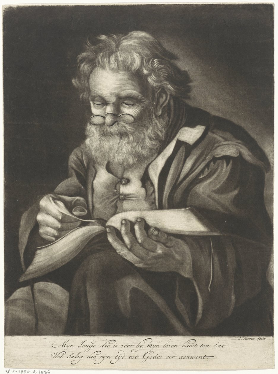 yaşlı adamı okumak by Coenraad Farret