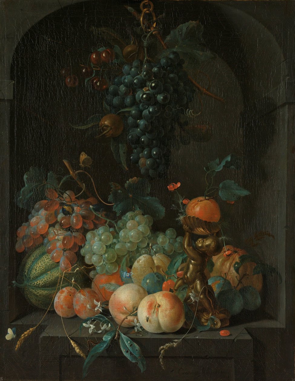 Meyveli Natürmort by Coenraet Roepel