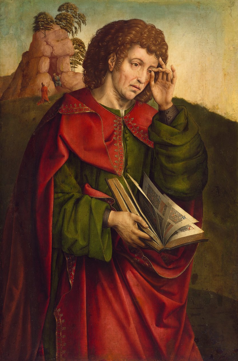 Aziz John Evangelist Ağlıyor by Colijn de Coter