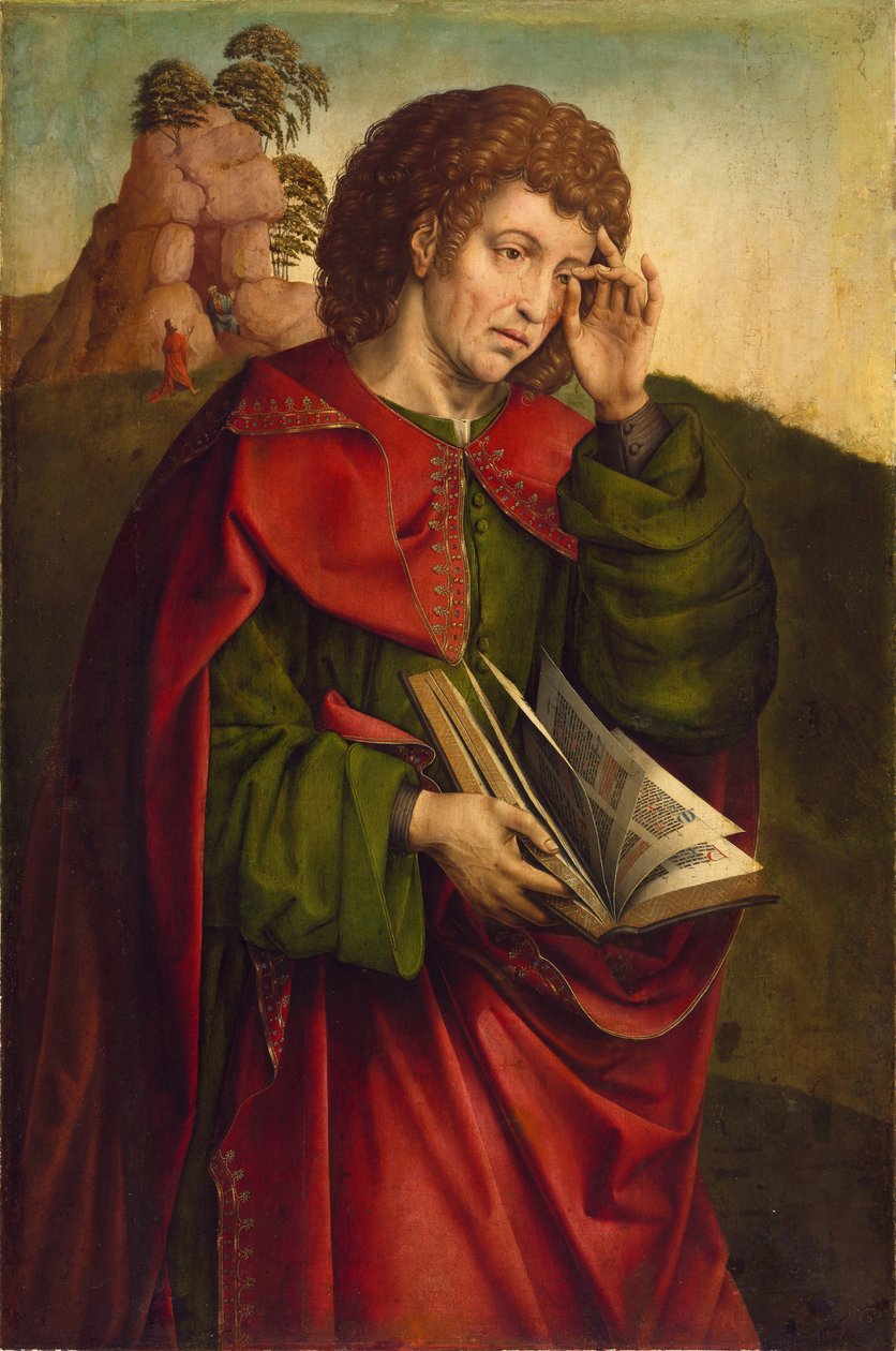 Aziz John Evangelist Ağlıyor by Colijn de Coter