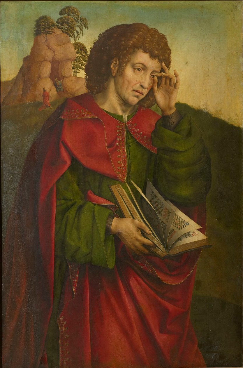 Aziz John the Evangelist Ağlayan, c. 1500. by Colijn de Coter