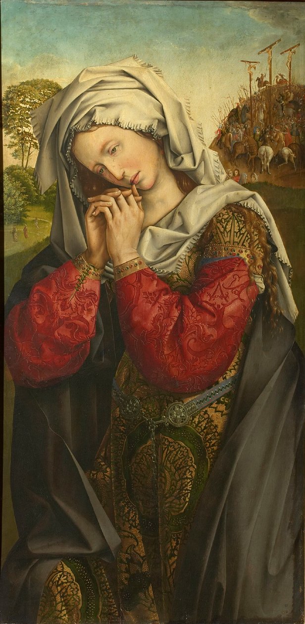 Yaslı Mary Magdalene, c. 1500. by Colijn de Coter