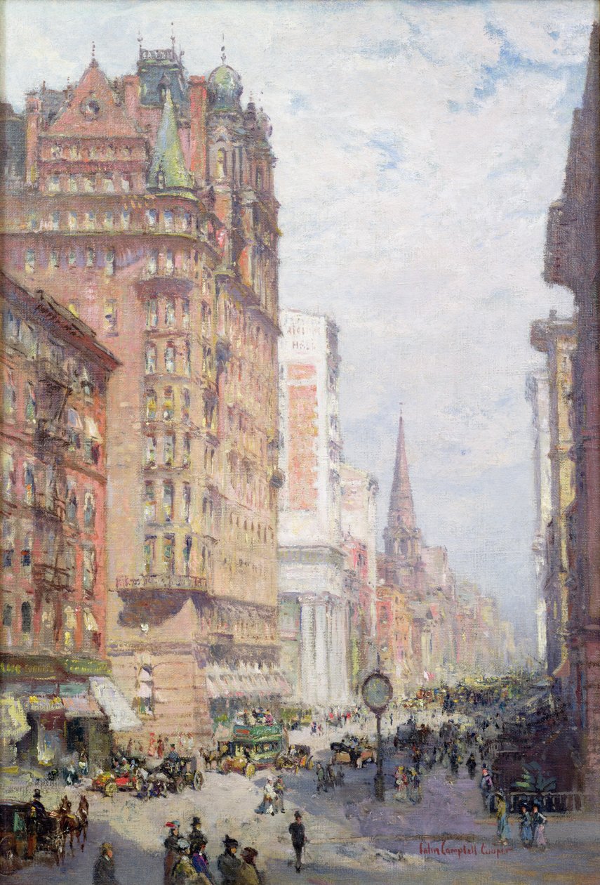 Beşinci Cadde, New York, 1906 by Colin Campbell Cooper