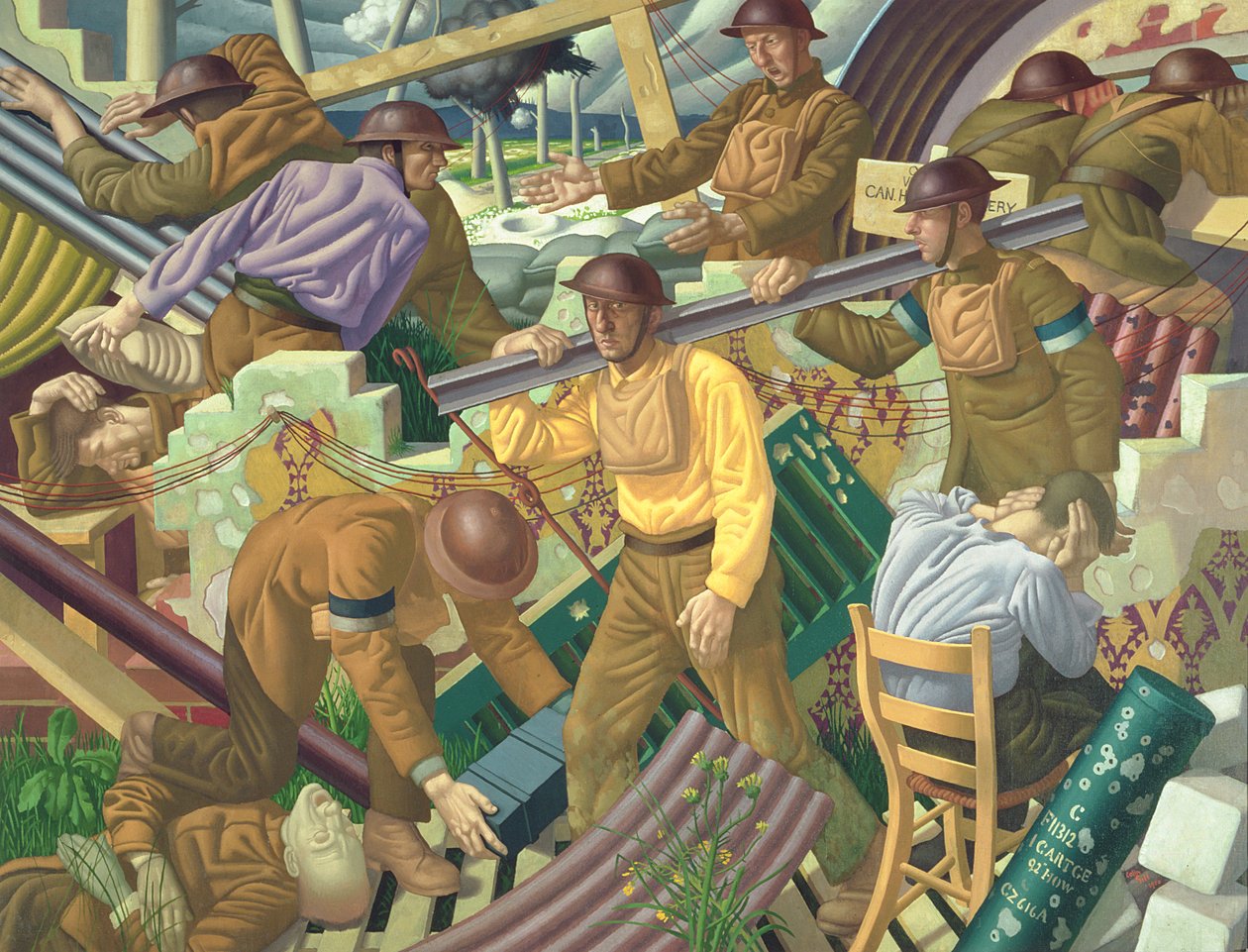 Kanada Gözlem Karakolu, 1919 by Colin Unwin Gill