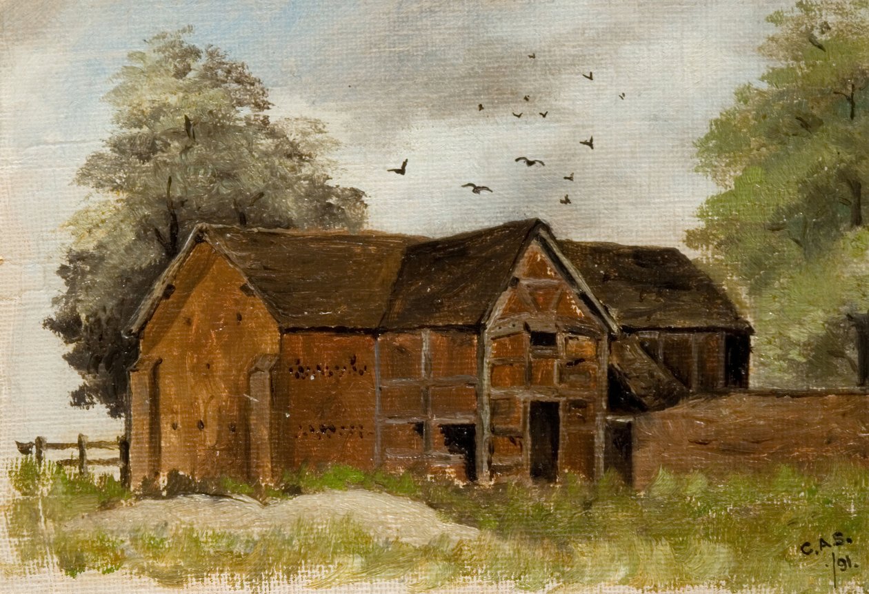 Sheepcote Barn Şapel Evi Çiftliği, 1891. by Colin A Standley