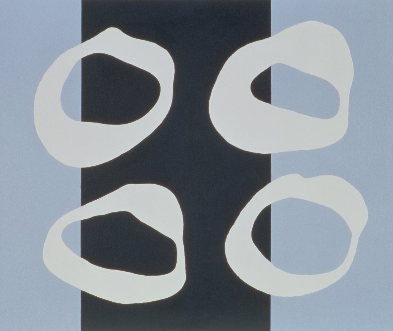 Blue Ground IV, 1998 (tuval üzerine akrilik) by Colin Booth