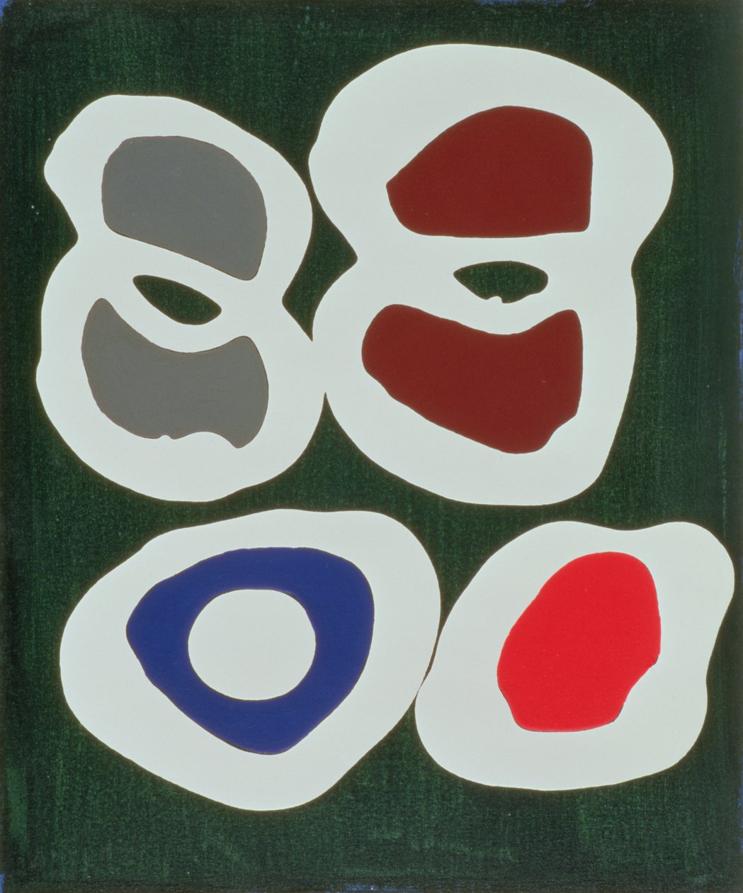 Cross-Cut, 1998 (tuval üzerine akrilik) by Colin Booth