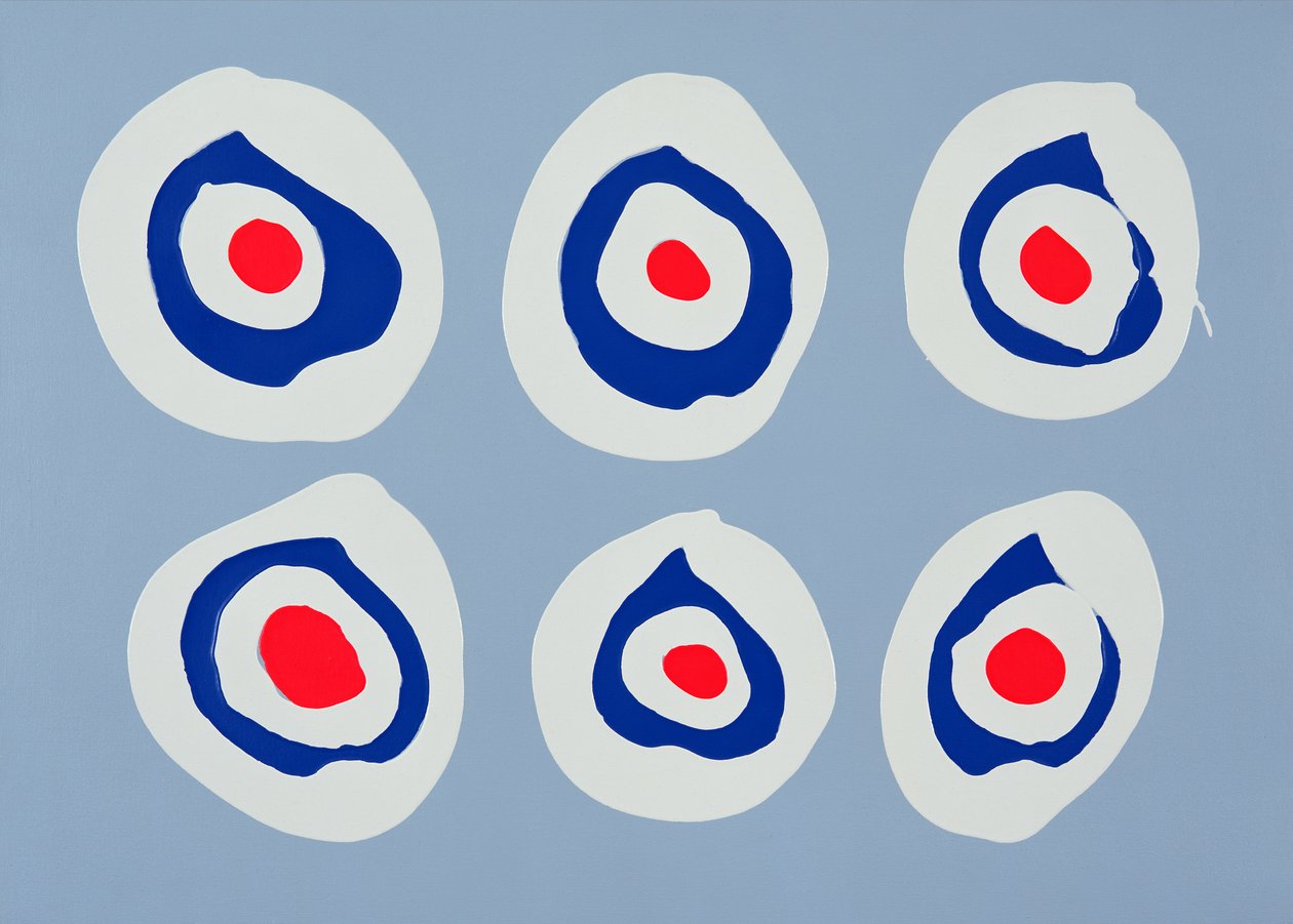 Tabanca, 1998 (tuval üzerine akrilik) by Colin Booth