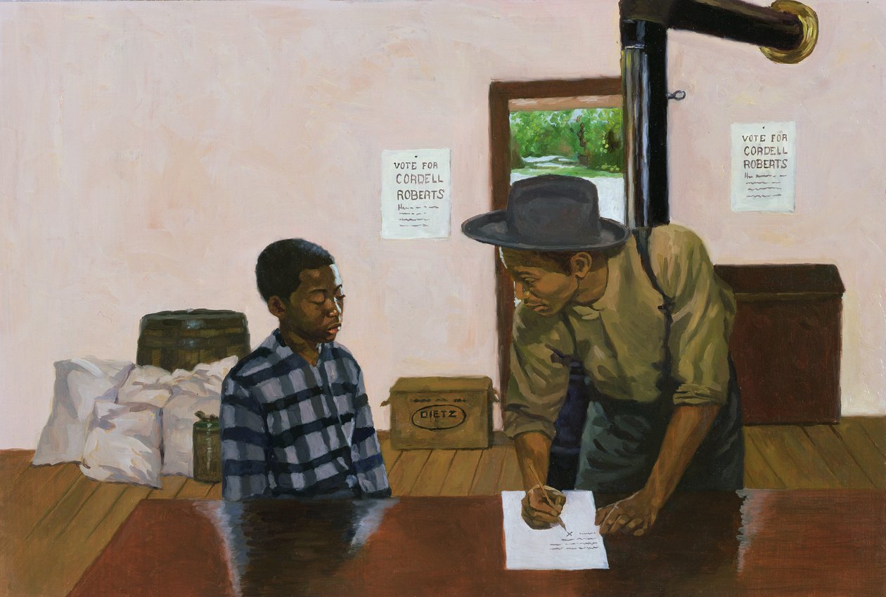Utanç İşareti, 2003 (gemide yağ ve akrilik) by Colin Bootman