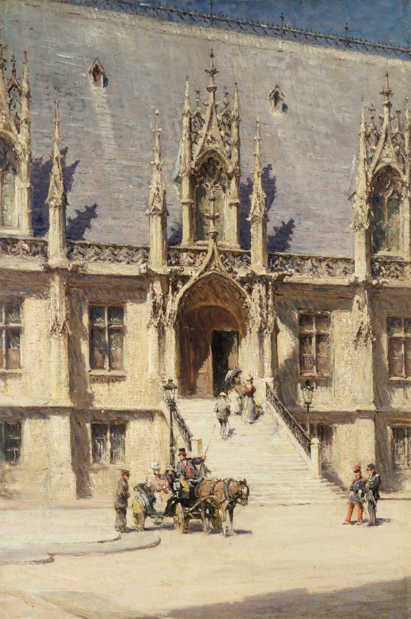 Brugge, Belçika by Colin Campbell Cooper
