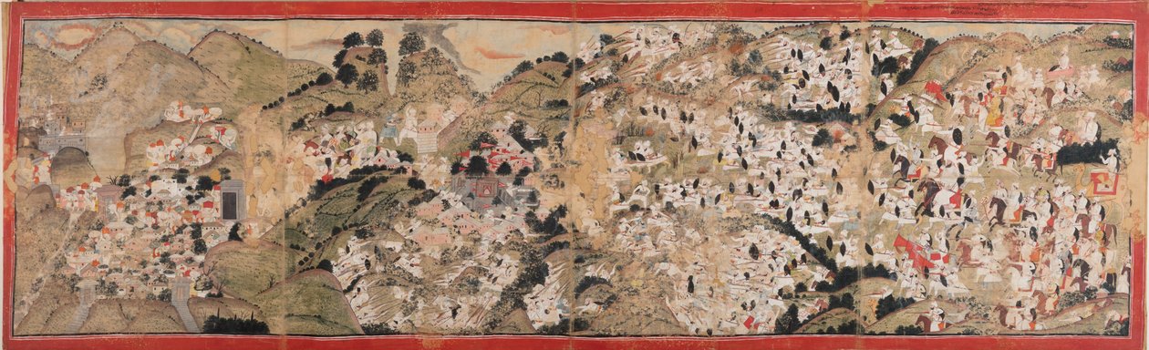 Raja Sansar Chand Kangra Kalesine Saldırıyor by Colin Murray