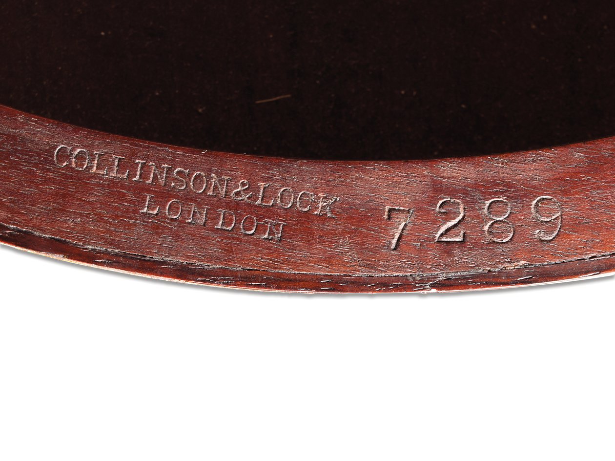 Viktorya dönemi işlemeli ara sıra masa, detay, 1880 dolayları (gül ağacı ve fildişi) by Collinson and Lock