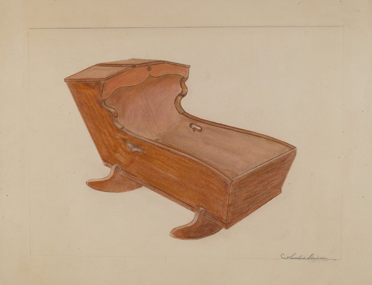 Kapşonlu Beşik by Columbus Simpson