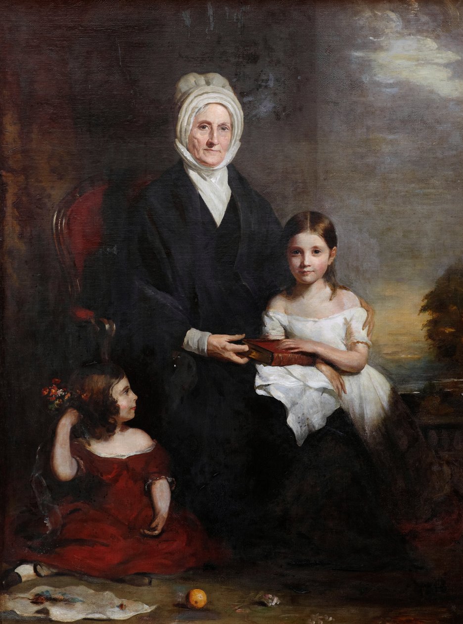 Elizabeth Cheape of Rossie ve Torunları, 1843 dolayları (tuval üzerine yağlı boya) by Colvin Smith