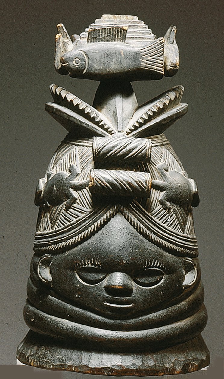 Mende kask maskesi (ahşap) by Congolese Congolese