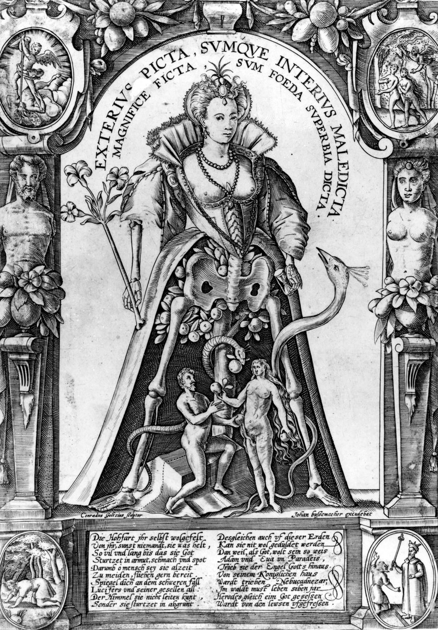 Gurur Düşüşten Önce Gelir, c.1600 by Conraad Goltzius