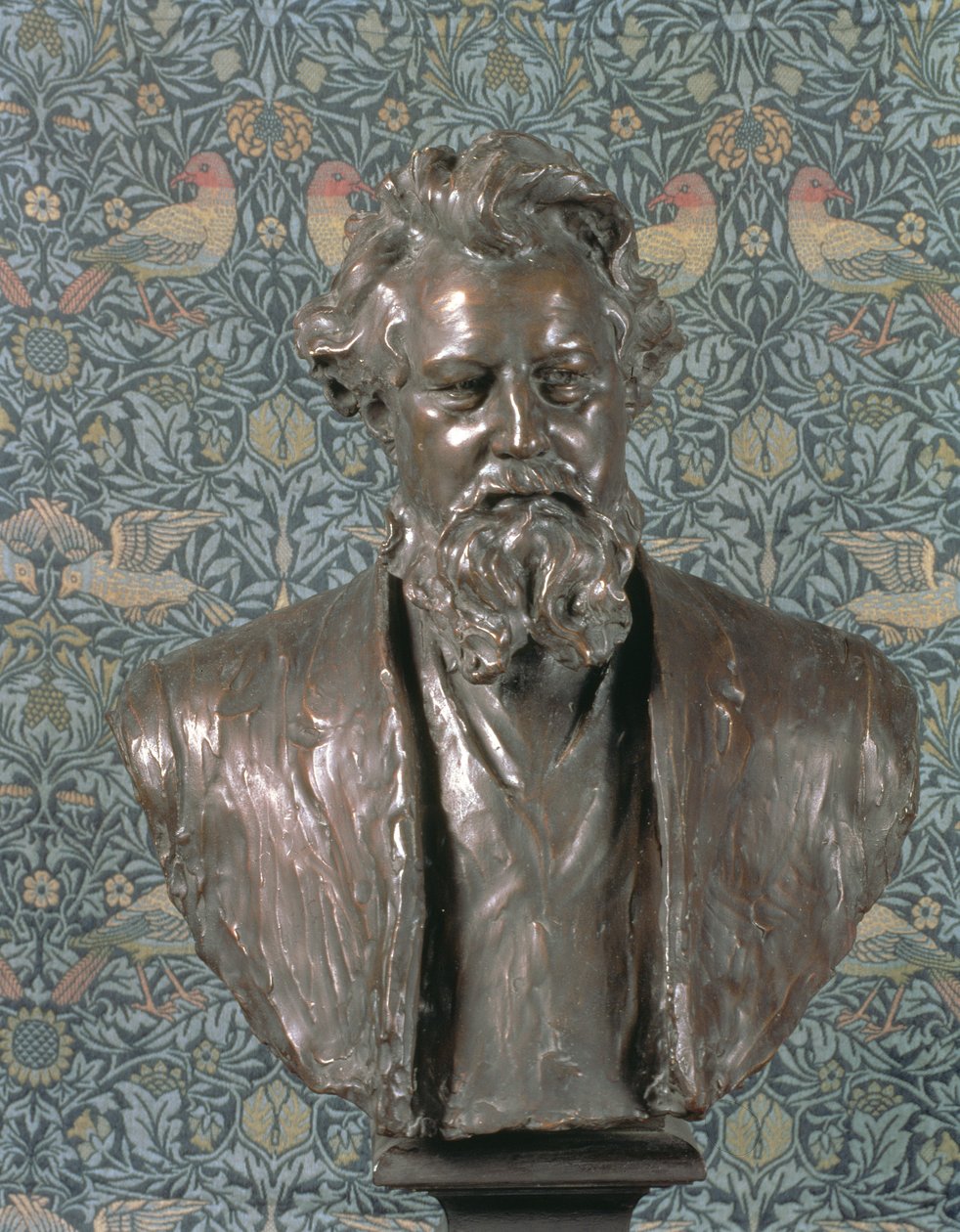 Conrad Dressler (1856-1940) tarafından William Morris (1834-96) büstü (bronz) by Conrad Dressler