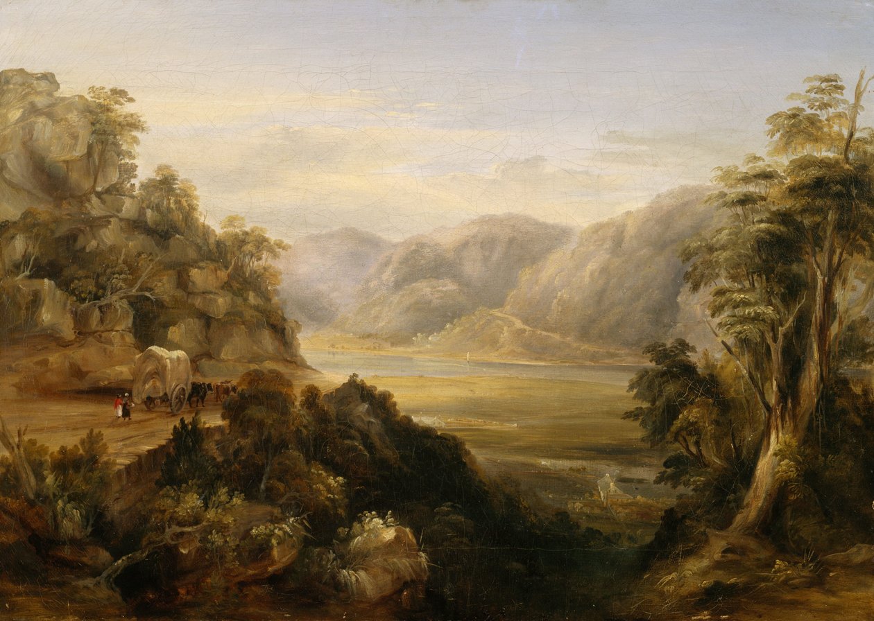 1838 yılında Wisemans Feribotu by Conrad Martens