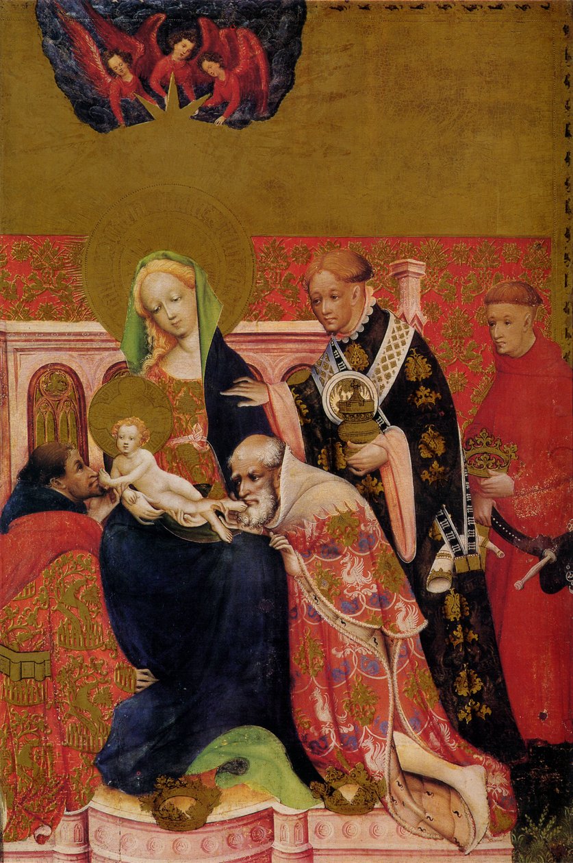 Marienkirche Dortmund - Marienalter - Sağ panel by Conrad von Soest